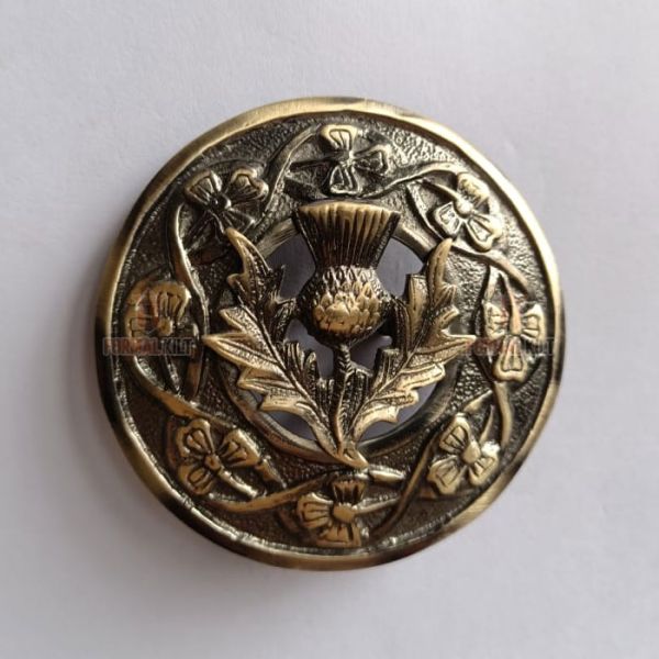 Antique Thistle Brooch
