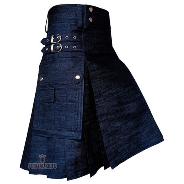 Denim Utility Kilt