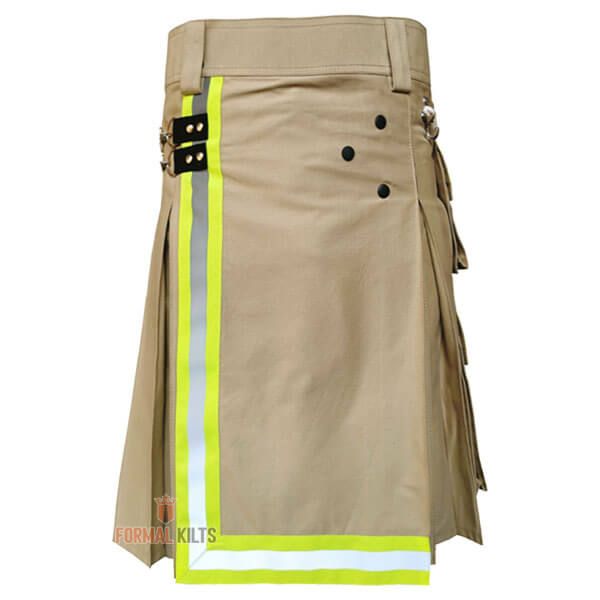 Firefighter Khaki Utility Kilt