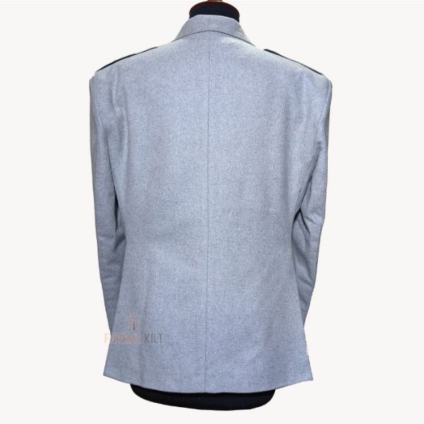 Grey Argyle Kilt Jacket And Vest - Image 3