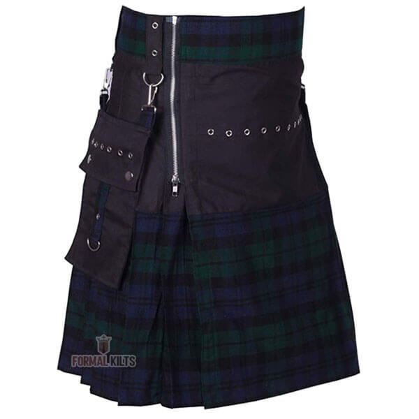 Mens Fashionable Tartan Hybrid Kilt