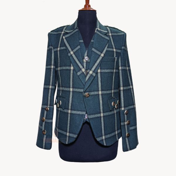 Modern Mens Argyle Jacket And Vest