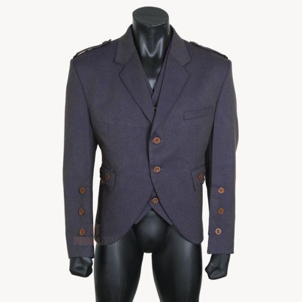 Modern Argyll Blue Kilt Jacket