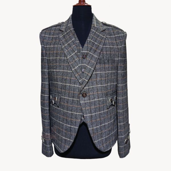Tweed Argyll Jacket With Waistcoat