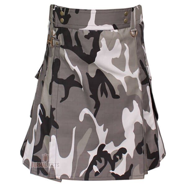 Urban Camouflage Kilt For Men